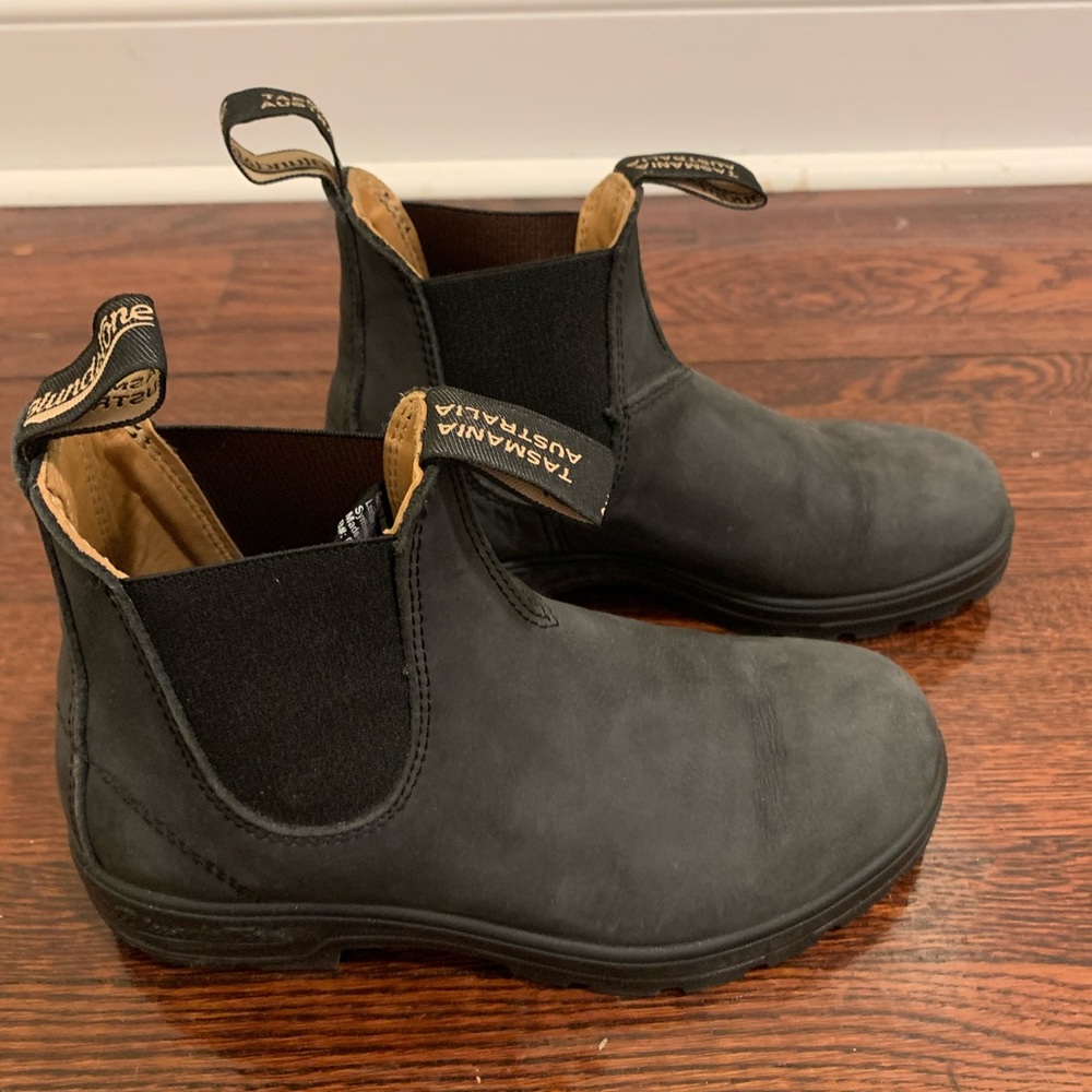 Blundstone 587 Work Boots rustic black